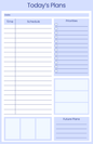 Schedule Notepad – Daily Planner Pad