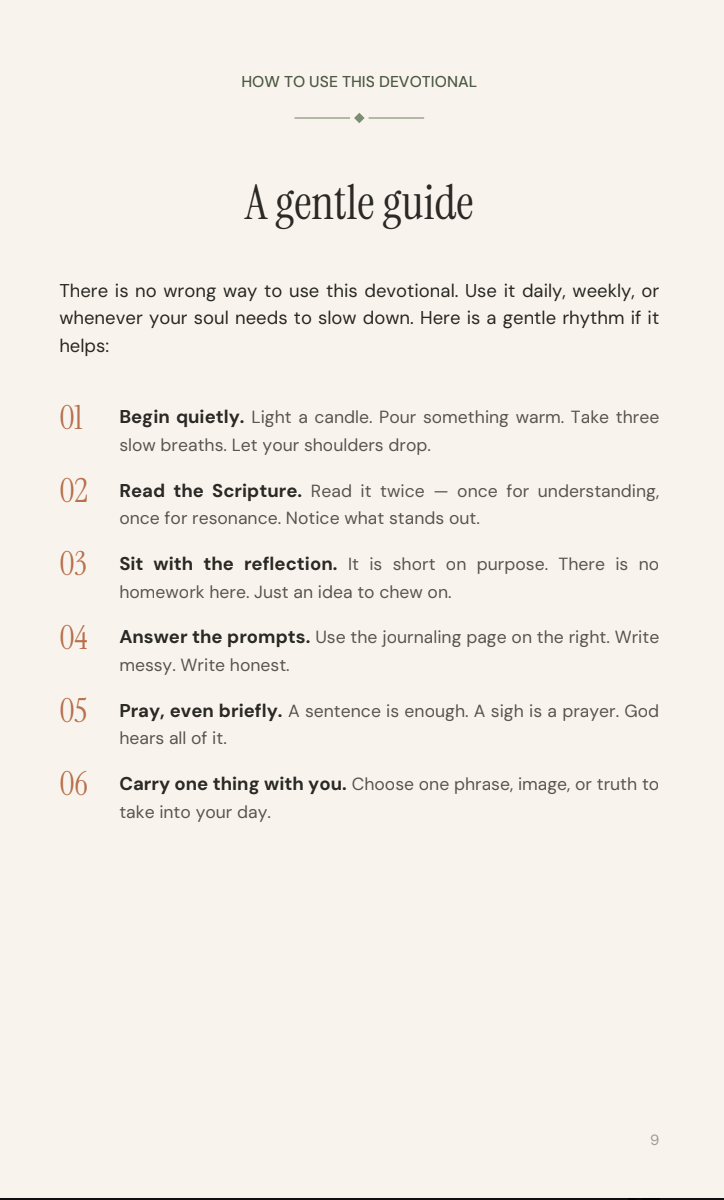 Cultivated Grace: A 55-Day Devotional and Journal for the Tending Heart