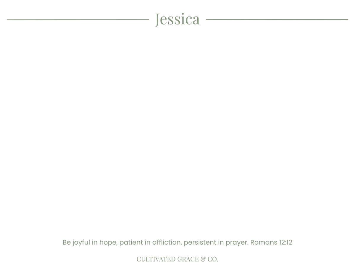Personalized Flat Notecards with Envelopes — Pack of 16