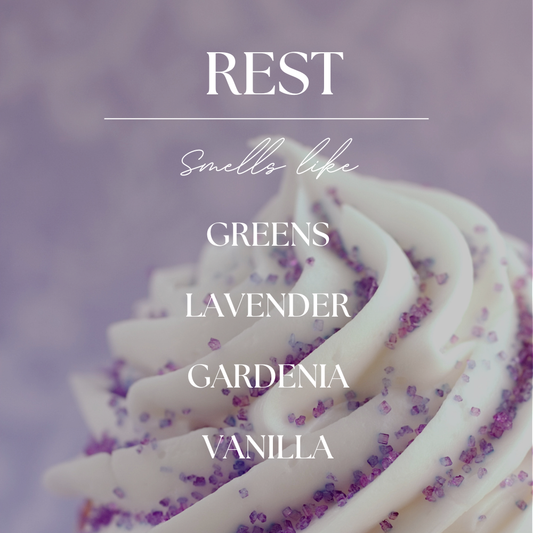 Rest | Lavender Dreams | 15oz Clear Jar Soy Candle 3-Wick