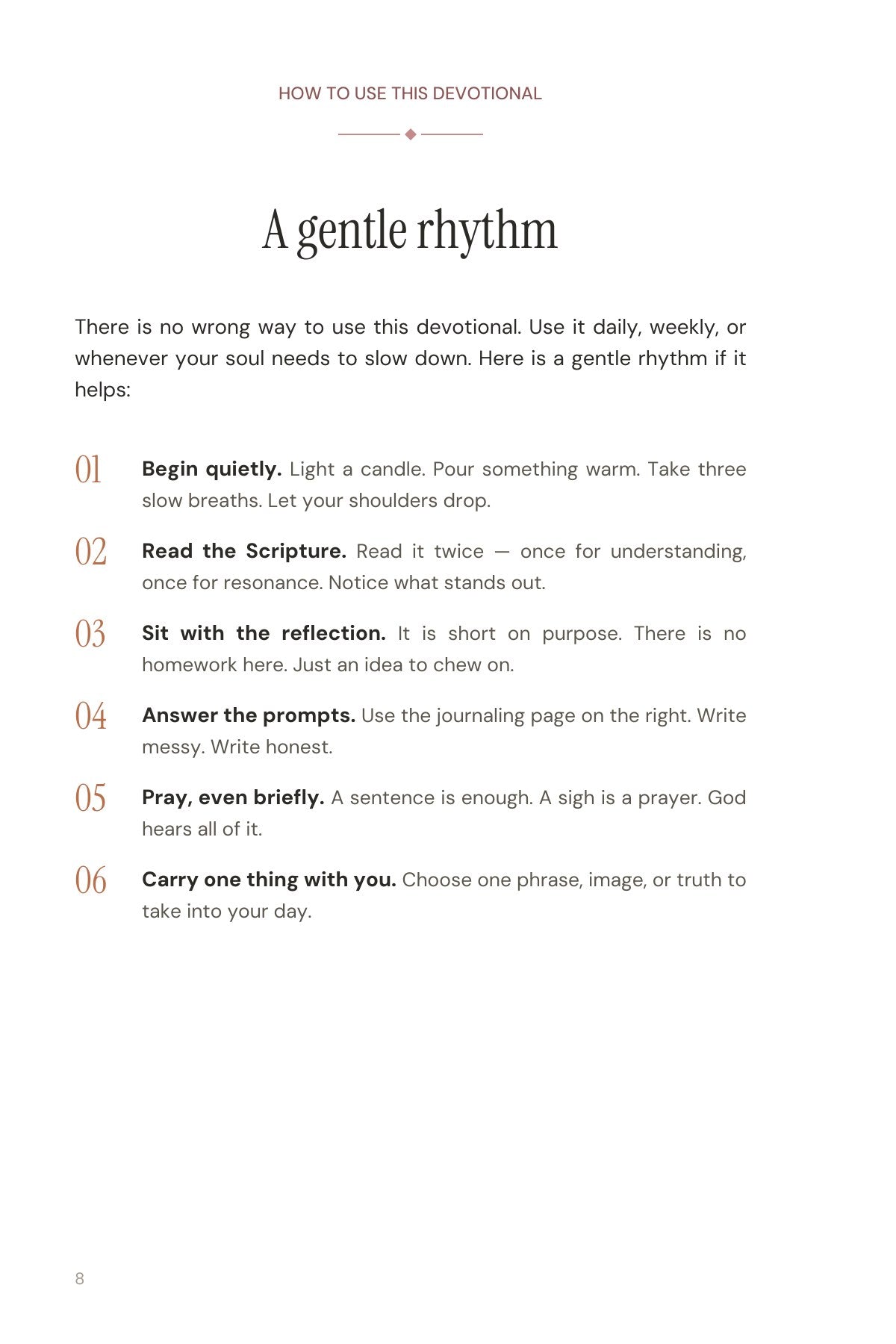30 Days of Healing — how to use