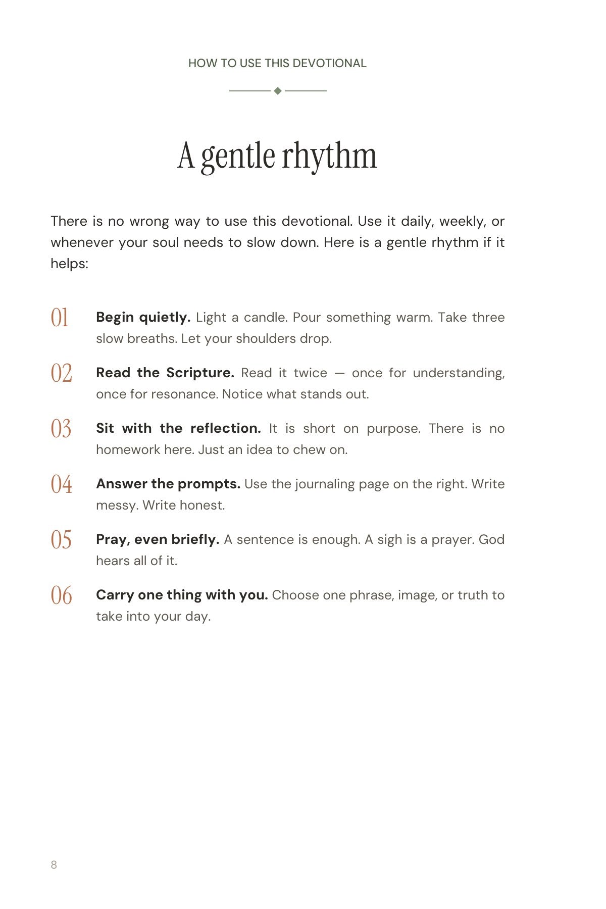 30 Days of Surrender — how to use