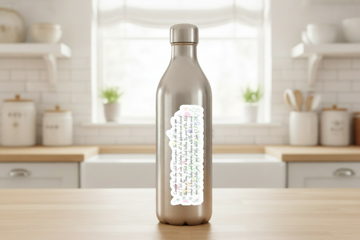 great, turn the sticker horizontal not vertical