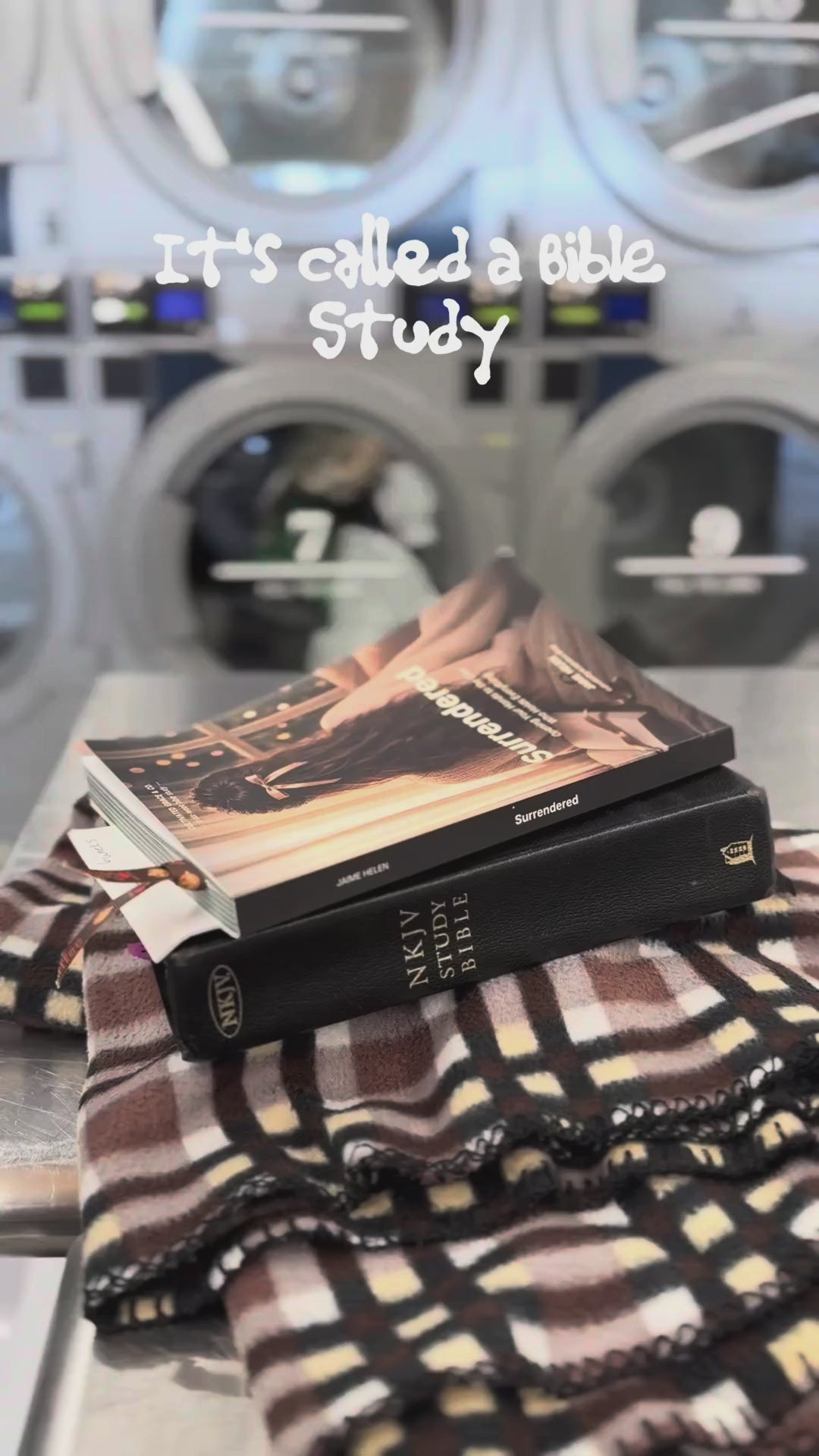 Customer video of the Surrendered Bible study with an NKJV Study Bible and the Week 1 practice