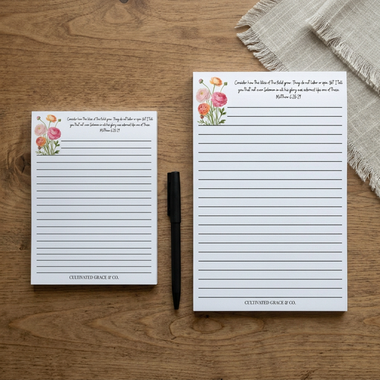 Revised notepads without top binding bands